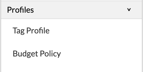 CloudSpend Profiles