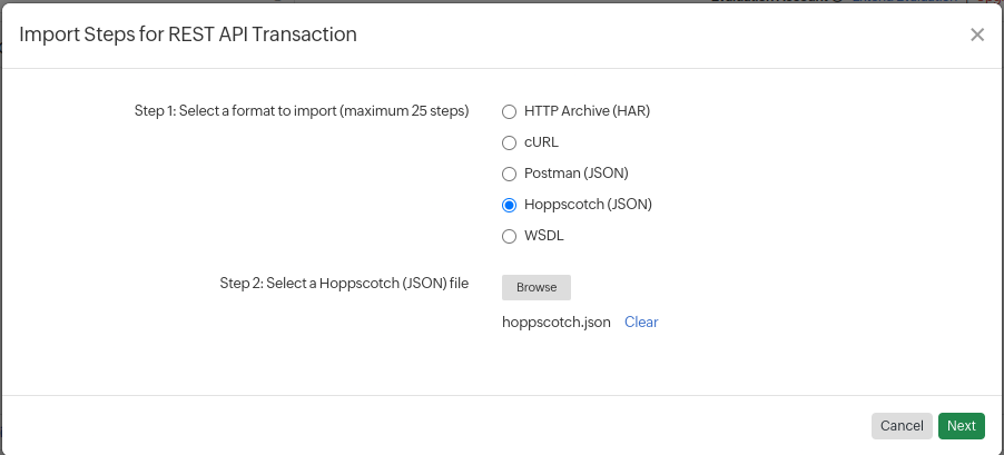 Import Steps for Hoppscotch Import Steps for Hoppscotch
