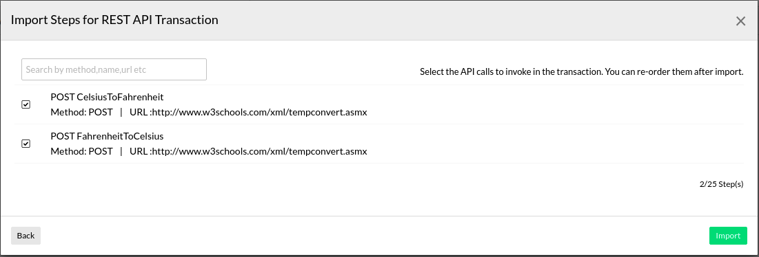 import-wsdl-steps Importing rest api transaction steps using wsdl