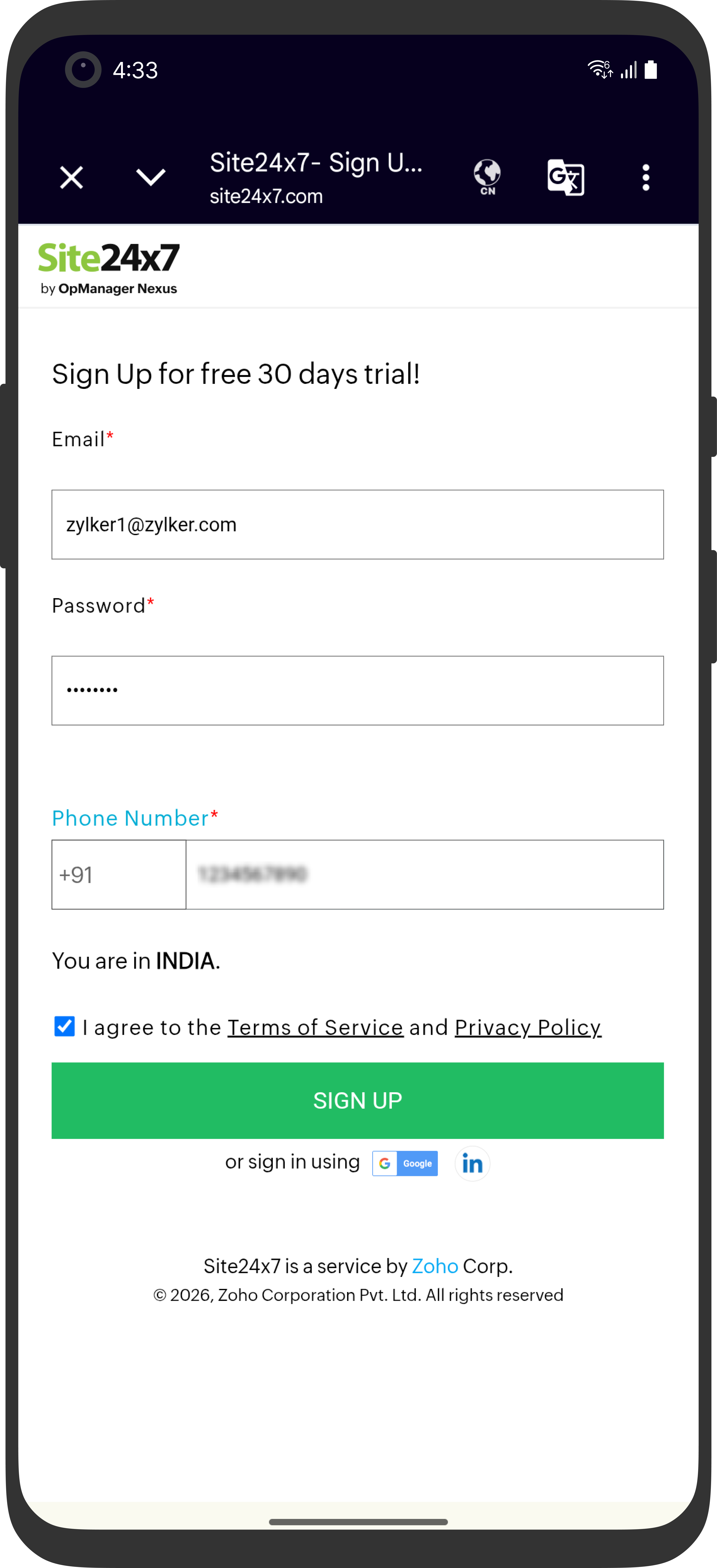 Mobile Network Poller 4