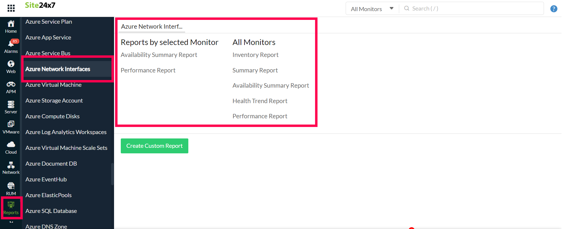 Network Interface Report