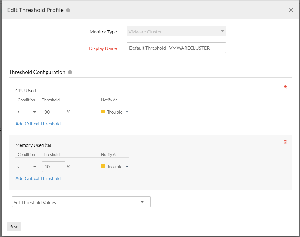 vmware-threshold-profile