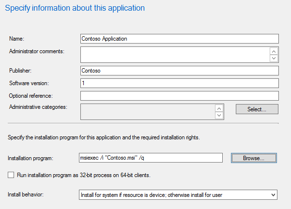 Bulk install via SCCM 02